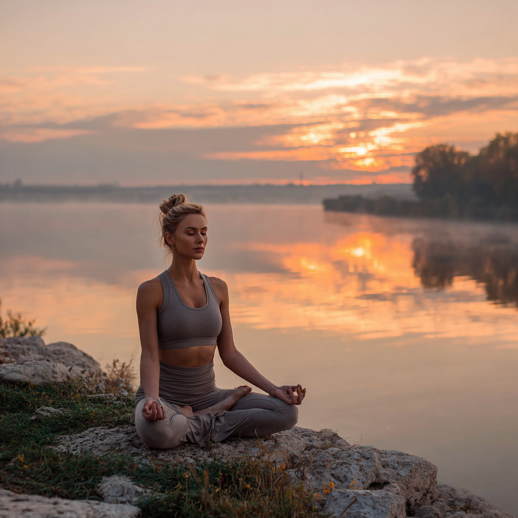 Йога заняття в затишній студії