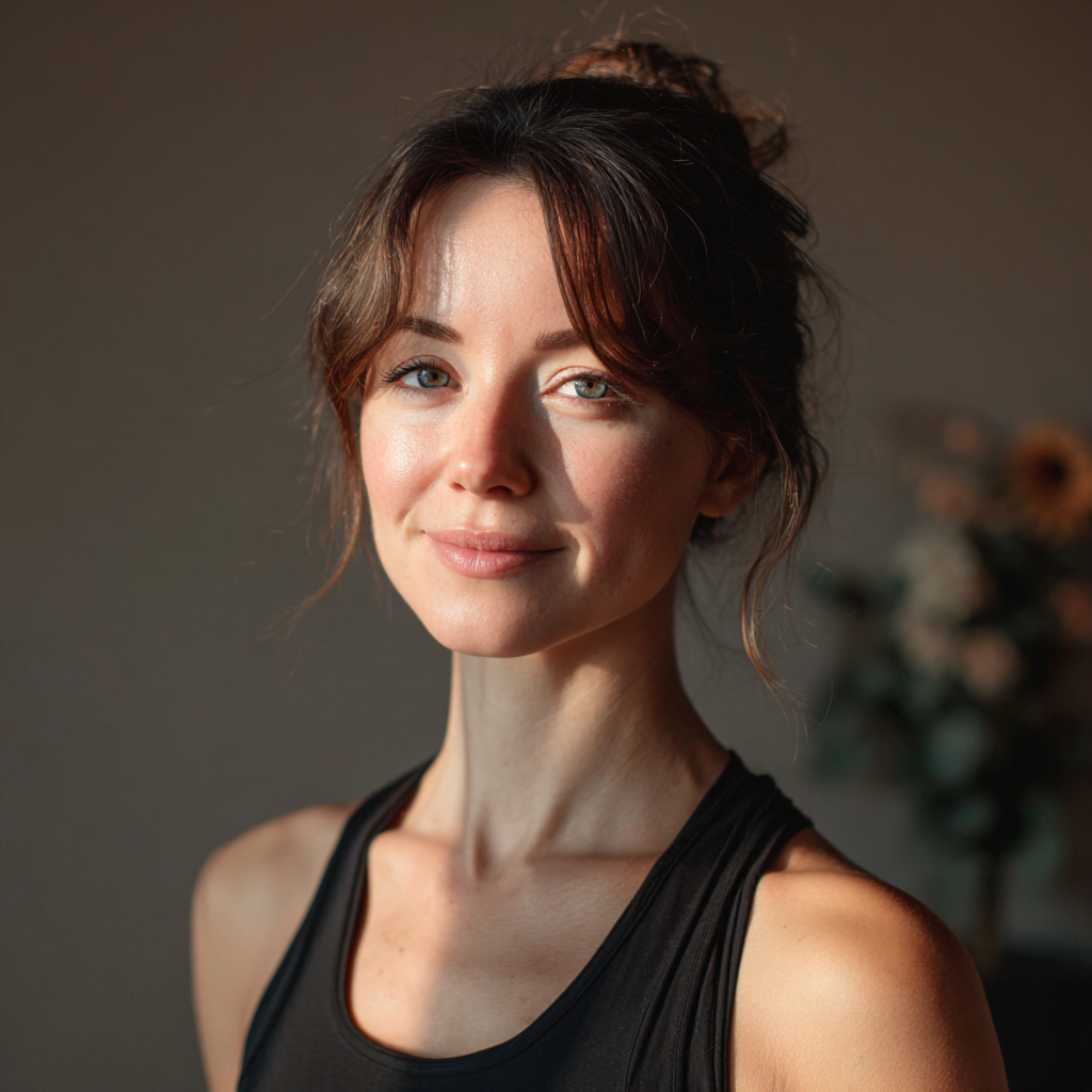 Група йоги в природному освітленні